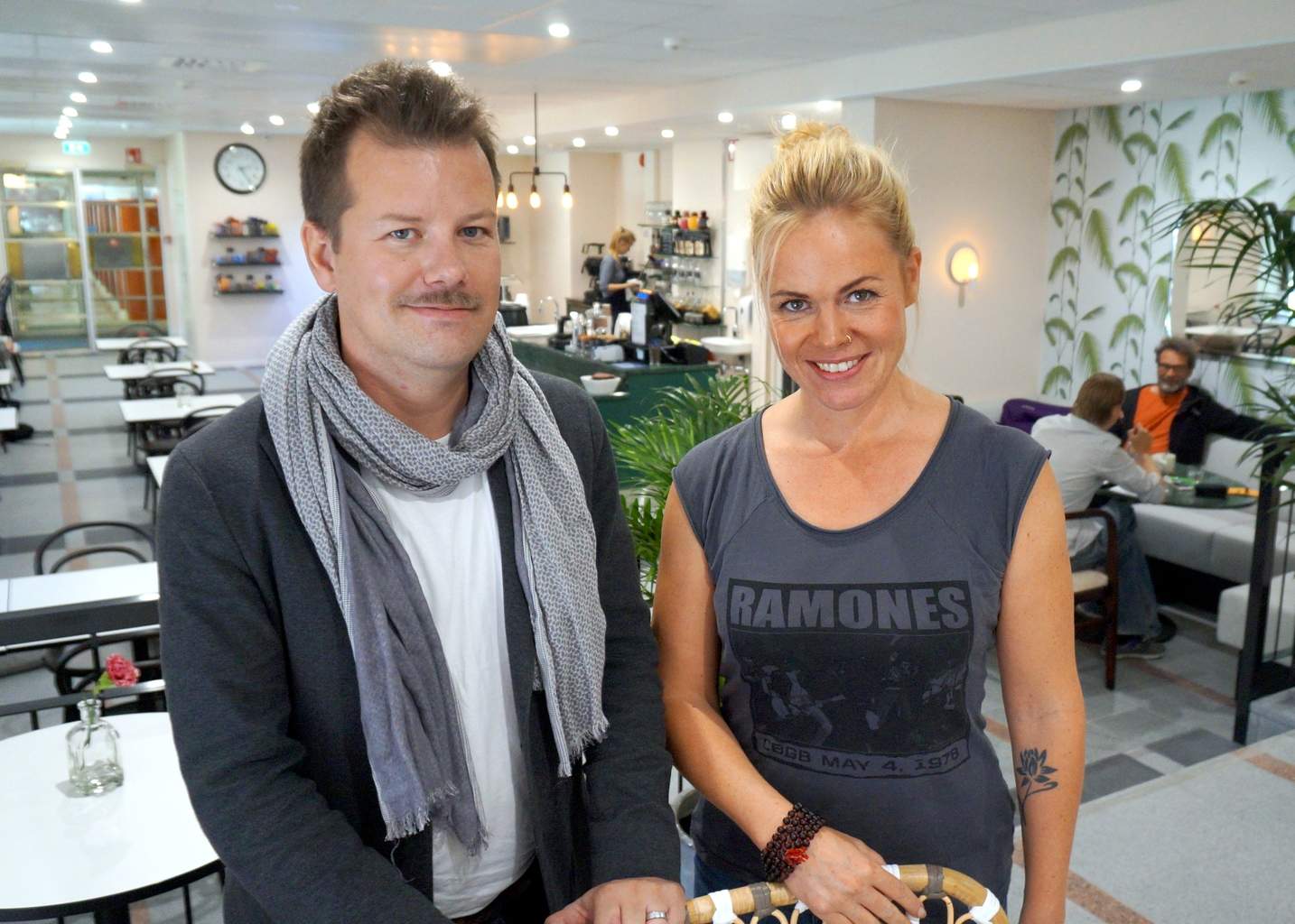 Arto Koskelo ja Maria Markus. Kuva: Heikki Kähkönen.